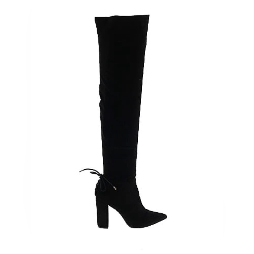 Shoe Dazzle Over The Knee Chunky Heel